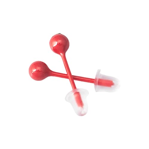 Wkldjf Runde Flexible Bioplastenohrnasenstollen Robuste Bioceramics Piercing Retainer Tragbare Designs Modisch von Wkldjf
