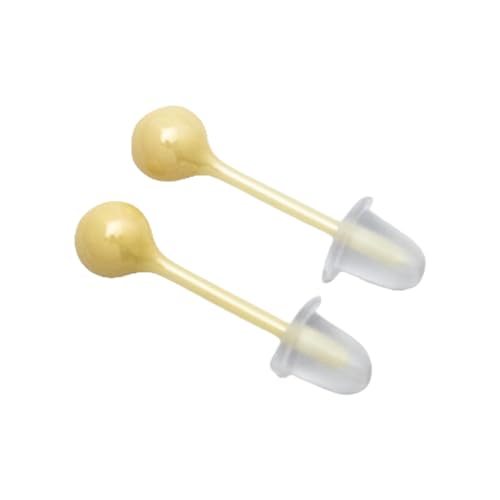 Wkldjf Runde Flexible Bioplastenohrnasenstollen Robuste Bioceramics Piercing Retainer Tragbare Designs Modisch von Wkldjf