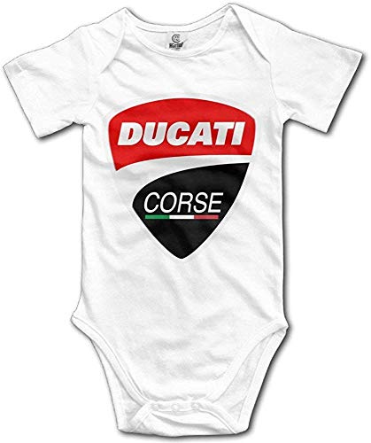 WlQshop Baby Body Strampler Overall Babykleidung Outfits Ducati Logo, mehrfarbig, 3 Monate von WlQshop