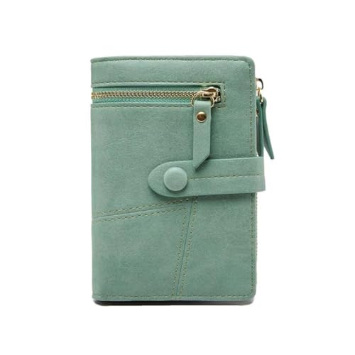 Frauen Brieftasche 2023 Neue Koreanische Zero Brieftasche Falten Multifunktionale Tasche Reißverschluss Karte Mehrzweck Handtasche L3I5 Multi Schnalle und, grün, 14*9.5*2cm von Wmool