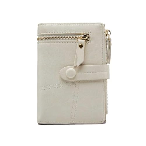 Frauen Brieftasche 2023 Neue Koreanische Zero Brieftasche Falten Multifunktionale Tasche Reißverschluss Karte Mehrzweck Handtasche L3I5 Multi Schnalle und, weiß, 14*9.5*2cm von Wmool
