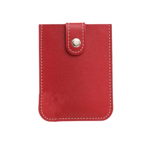 Tragbarer, faltbarer Auto-Sonnenblenden-Organizer, High-End, kompakt, große Brieftasche, Entfettungskapazität, rot, 10.4*7.4cm von Wmool