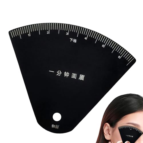 Woalopted Brow Mapping,Augenbrauen Schablone Lineal Zur Formgebung | Brauen Messen Mapping Werkzeug Makeup Schablone Former Für Damen Präzise Zuhause von Woalopted