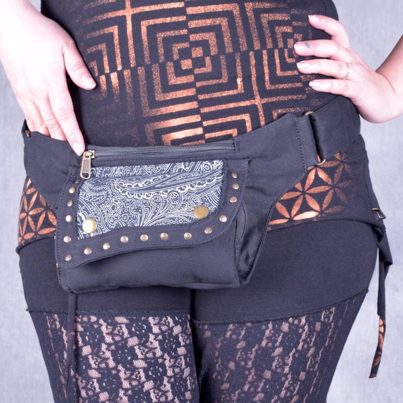 Handgemachter Hippie Gürtel Psytrance Festival Bum Bag von WobbleandSqueak