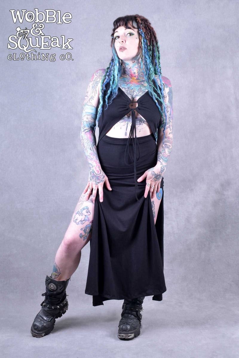 Kleid Mit Gewebten Ringen Pixie Hippie Layered Festival Fashion von WobbleandSqueak