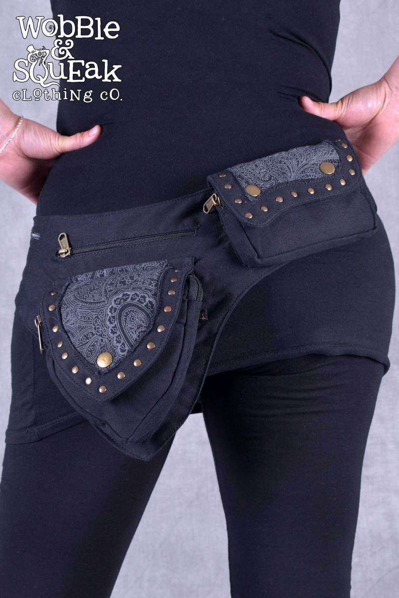 Taschengürtel Hippy-Bumtasche Mit Mehreren Taschen von WobbleandSqueak