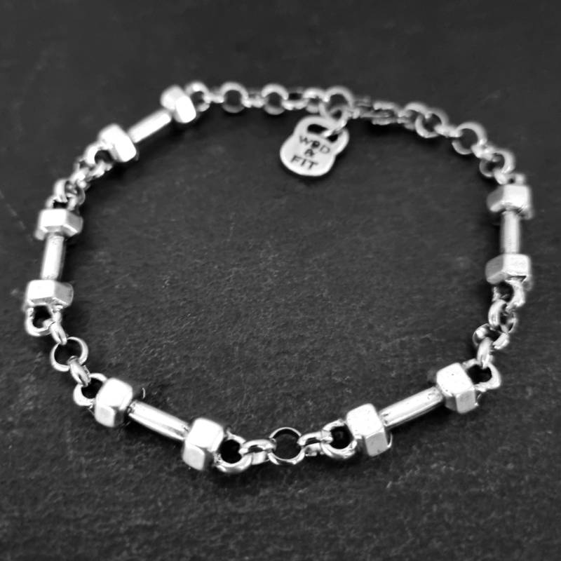 Gym Bar Armband Fitness-Schmuck Geburtstagsgeschenk Fitness-Armband Fitnessstudio-Geschenk Trainer-Geschenk Cross-Training Wod & Fit von WodAndFit