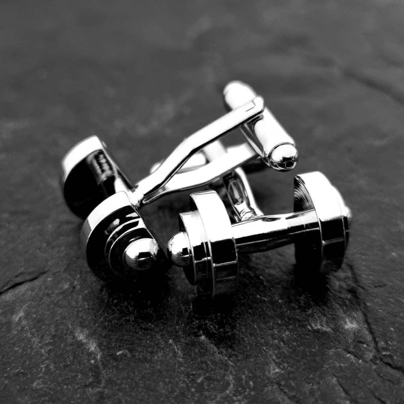 Manschettenknöpfe Fürs Fitnessstudio, Hanteln Fitnessschmuck Bodybuilding Hochzeitsgeschenk Geschenk Für Den Freund Ehemann Trainergeschenk Gym von WodAndFit