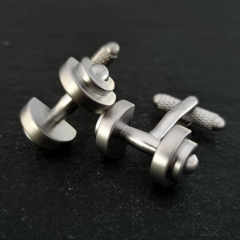 Mate Gym Hantel-Manschettenknöpfe Geschenk Für Das Fitnessstudio Fitness-Schmuck Bodybuilding Hochzeitsgeschenk Den Freund Trainer Gym Wod & Fit von WodAndFit