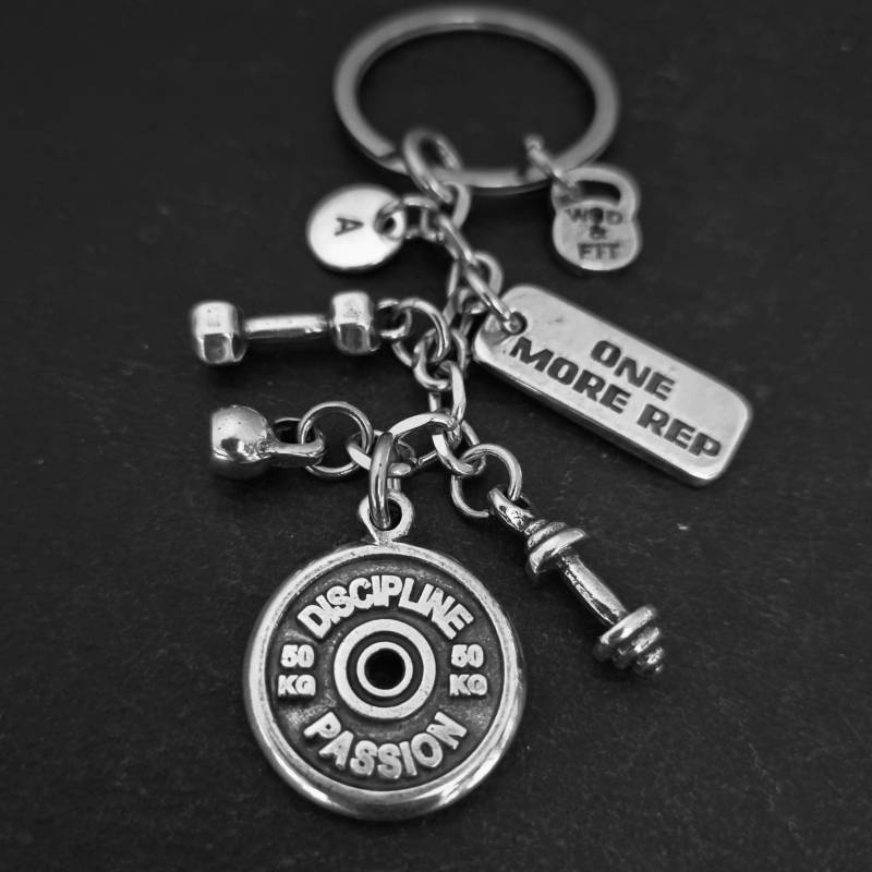 Personalisierter Fitnessstudio-Schlüsselanhänger Disziplin Leidenschaft Training Motivationsgeschenk Trainergeschenk Geschenk Für Den Freund Wod von WodAndFit
