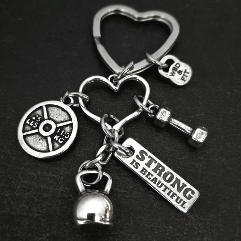Personalisierter Gym-Schlüsselanhänger Cindy Kettlebell Workout Fitness-Geschenk Mutter-Geschenk Freundin-Geschenk Frauen-Geschenk Fitness Wod & Fit von WodAndFit