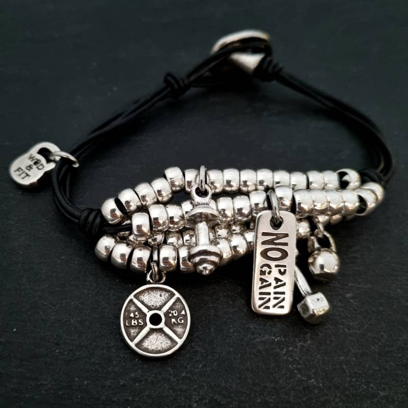 Personalisiertes Damen Fitnessarmband Emily Workout Gym Armband Geschenk Für Die Freundin Geburtstagsgeschenk Mama Wod & Fit von WodAndFit