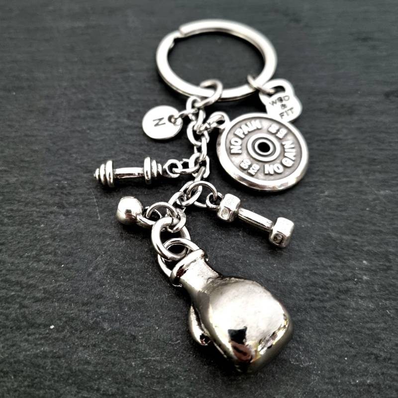 Rocky Boxhandschuh-Schlüsselanhänger Und Motivation - Boxschmuck Boxer-Geschenk, Kampf Ufc Mma Kickboxen Fitnessstudio-Boxen Trainer Wod & Fit von WodAndFit