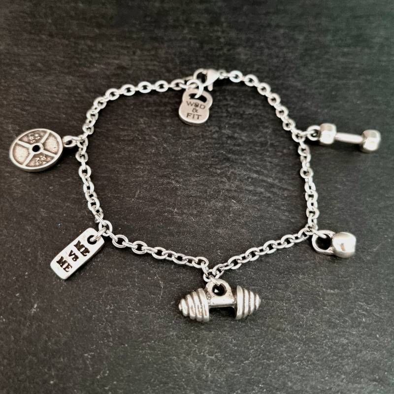 Sportarmband Ist Mein Leben Fitnessgeschenk Bodybuilding Crosstraining Boxschmuck Läufer Gewichtheben Holz & Fit von WodAndFit