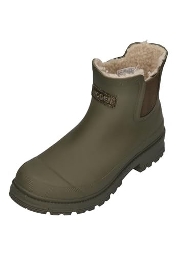 Woden Damen Gummistiefel LIV WARM WATERPROOF dark olive, Größe:42 EU von Woden