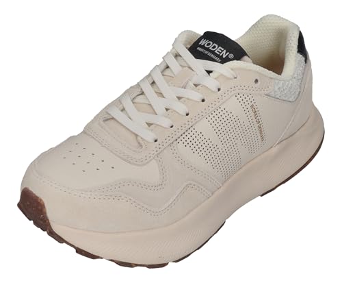 Woden Damen Sneakers Mathilde Runner Leather WL709 Blanc, Größe:41 EU Woden Damen Sneakers Mathilde Runner Leather WL709 Blanc, Größe:41 EU von Woden