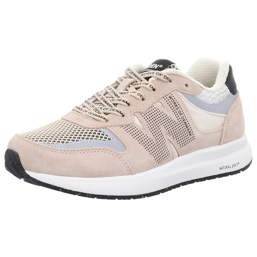 Woden Damen Sneakers RIGMOR Open MESH WL702 Coffee Cream, Größe:41 EU von Woden
