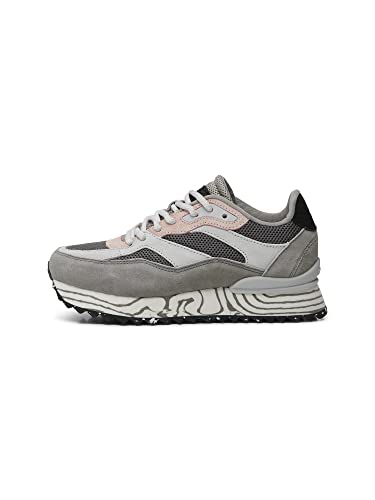 Woden Damen Sneakers Sophie Marble, Dark Grey, 36 von Woden