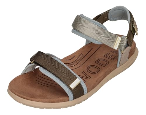 Woden Damenschuhe Sandalen - LINE LITE WL587 - stone multi, Größe:37 EU von Woden