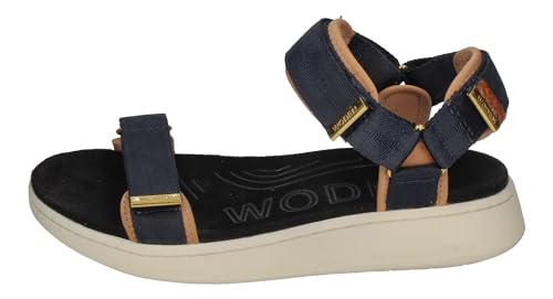 Woden Sandalen Line 39, 009 Dark Navy von Woden