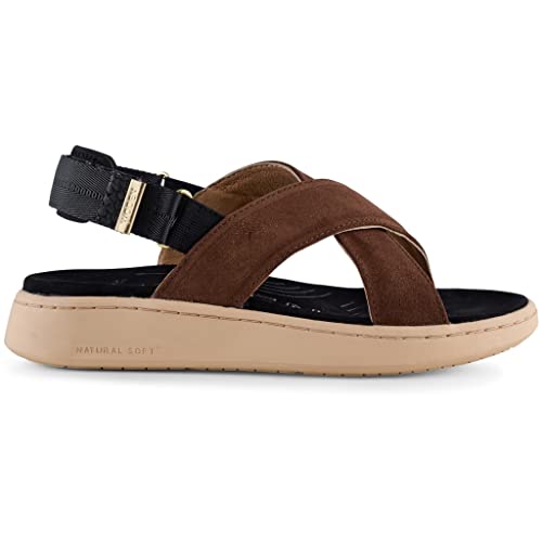 Woden Sandalen Luna Suede 36, 067 Brown von Woden