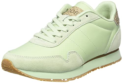 Woden Sneakers Nora III Leather 37, 803 Green Lily von Woden