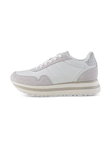 Woden Sneakers Nora III Leather Plateau 36, 511 Blanc de Blanc von Woden