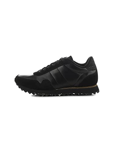 Woden Sneakers Nora III Metallic Nylon 36, 020 Black von Woden