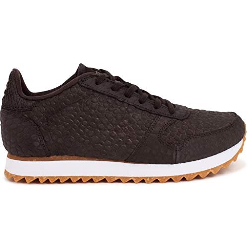 Woden Sneakers Ydun Croco II 37, 020 Black von Woden