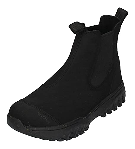 Woden Stiefel Magda Rubber Track Boot 40, 020 Black von Woden