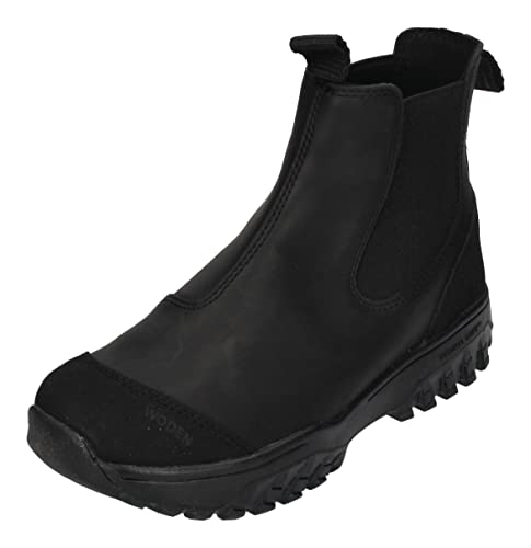 Woden Stiefel Magda Track Waterproof 37, 020 Black von Woden