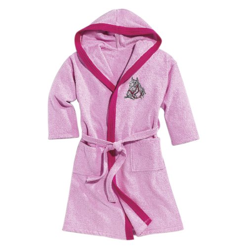Mauz by Wörner Bademantel Mädchen Pferd 07 Rosa Frottee (116) von WöRNER SüDFROTTIER