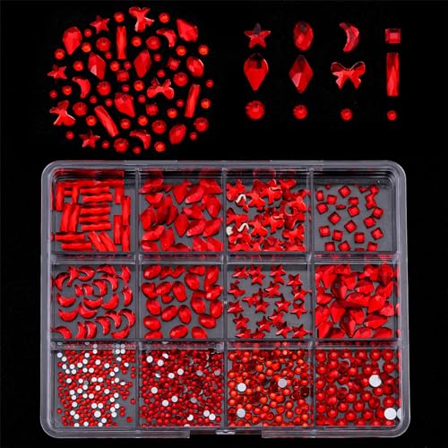 1 Box 3D Nails Charm Flatback GlasNails Strasssteine für Frauen Nägel Dekoration Nägel Kunstprojekte Verschönerung Kunsthandwerk 1 Box 3D Nails Charm Flatback GlasNails Strasssteine für Frauen Nägel Dekoration Nägel Kunstprojekte Verschönerung Kunsthandwerk von Woedpez