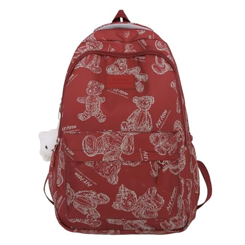 Damen Reiserucksack Bären Aufdruck Rucksack Für Mädchen Lässige Tagesrucksäcke Große Kapazität Rucksack Für Studenten Schultasche Für Den Alltag Damen Reiserucksack Bären Aufdruck Rucksack Für Mädchen Lässige Tagesrucksäcke Große Kapazität Rucksack Für Studenten Schultasche Für Den Alltag von Woedpez