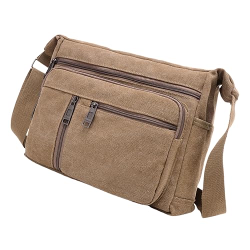 Einzigartige Canvas Umhängetasche Für Den Täglichen Gebrauch Umhängetasche Mit Großen Fächern Und Verstellbarem Riemen von Woedpez