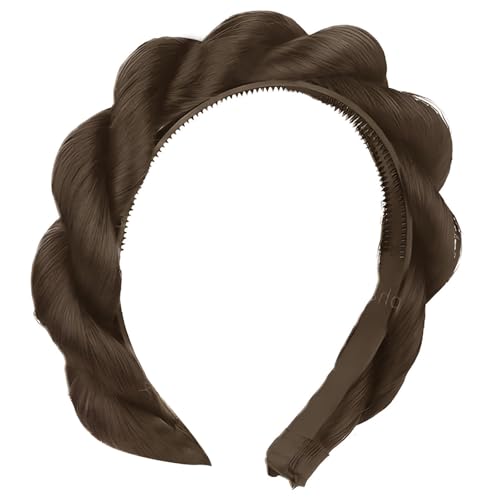 Mädchen-Haarbänder, Haarteil, geflochtenes Kunsthaar für Cosplay, Coser, Straßenfotografie, Alltag, Komfort, Party-Haar-Accessoire Mädchen-Haarbänder, Haarteil, geflochtenes Kunsthaar für Cosplay, Coser, Straßenfotografie, Alltag, Komfort, Party-Haar-Accessoire von Woedpez