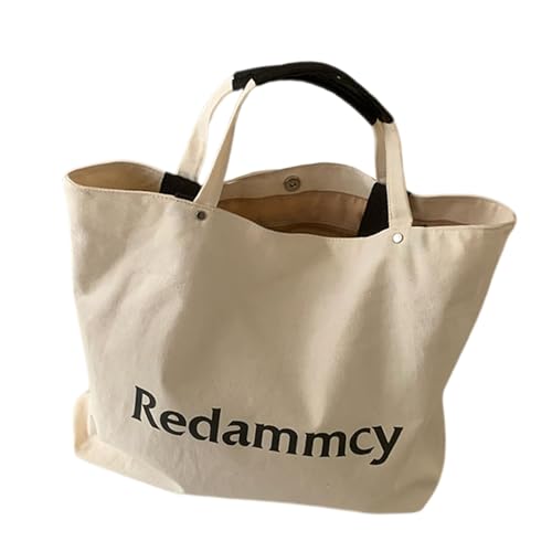 Modische Canvas Handtasche Mit Großem Fach Für Damen Koreanischen Stil Lässige Umhängetasche Für Studenten Und Pendler von Woedpez