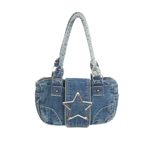 Modische Damen Umhängetasche Mit Sternverzierungen Aus Metall. Vielseitige Unterarmtasche Für Mädchen. Moderne Und Funktionale Tasche von Woedpez