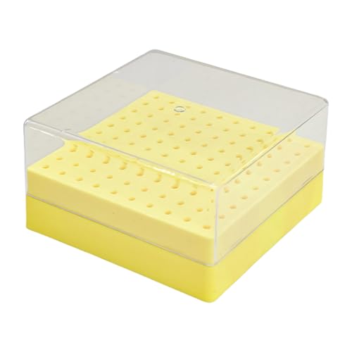 Professional Manicure Tool Storage Case 100 Slot Clear Deckel Organisierte Nägel Bohrerbits Accessoires Für Frauen Und Männer Stapelbare Nagel Werkzeug von Woedpez