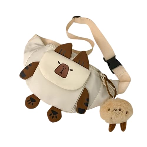 Slings Rucksack Für Damen Und Mädchen Kleine Umhängetasche Mit Verstellbarem Riemen Brusttasche Handytasche Cartoon Brusttasche von Woedpez