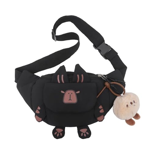 Slings Rucksack Für Damen Und Mädchen Kleine Umhängetasche Mit Verstellbarem Riemen Brusttasche Handytasche Cartoon Brusttasche von Woedpez