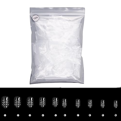 Stück Künstliche Nägel Hohle Nagelspitze Zum Aufdrücken Der Nägel Künstliche Nägel Vollständige Abdeckung Kunstharz Künstliche Nägel Für Frauen Und Mädchen von Woedpez