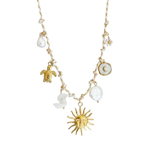 Styles Seestern-Charm-Halskette, verstellbare Kordelkette, handgefertigt, Festival-Schmuck, Damen, lässiger Knoten-Ketten-Accessoire, Einheitsgröße, Wie beschrieben, Wie beschrieben Styles Seestern-Charm-Halskette, verstellbare Kordelkette, handgefertigt, Festival-Schmuck, Damen, lässiger Knoten-Ketten-Accessoire, Einheitsgröße, Wie beschrieben, Wie beschrieben von Woedpez