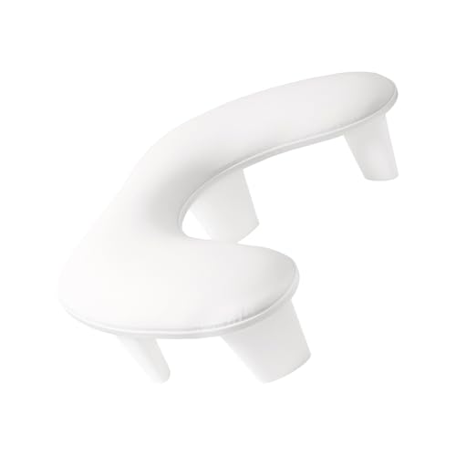 Tragbares ABS-Nagel-Handkissen, abnehmbares Kissen, schräges Design, leicht zu reinigen, ideal für Salon oder Maniküre zu Hause, professionelle abnehmbare Nagelsalon-Hand von Woedpez