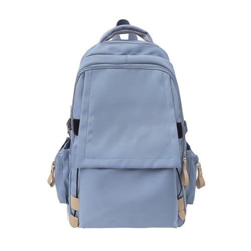 Trendiger Einfarbiger Nylon Rucksack Für Damen Und Herren Stilvolle College Schule Umhängetasche Große Kapazität Umhängetasche Trendiger Einfarbiger Nylon Rucksack Für Damen Und Herren Stilvolle College Schule Umhängetasche Große Kapazität Umhängetasche von Woedpez