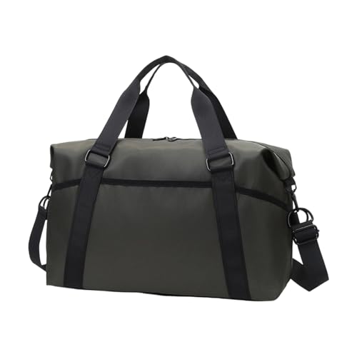 Turnbeutel mit Gepäckhülle und mehreren Staufächern, Nass- und Trockentrennung für Workouts Geschäftsreise Verstellbarer Schultergurt Turnbeutel, armee-grün von Woedpez