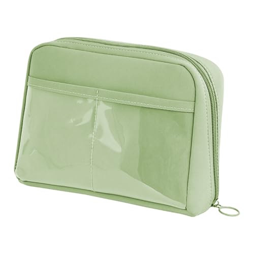 Woedpez Federmäppchen mit 12 Fächern, hohe Kapazität, Federmäppchen, Marker, Organizer, Taschen, Kunstbedarf, Taschen, Reise-Kosmetiktasche, Cartoon für die Schule, grün, Mass Beauty Woedpez Federmäppchen mit 12 Fächern, hohe Kapazität, Federmäppchen, Marker, Organizer, Taschen, Kunstbedarf, Taschen, Reise-Kosmetiktasche, Cartoon für die Schule, grün, Mass Beauty von Woedpez