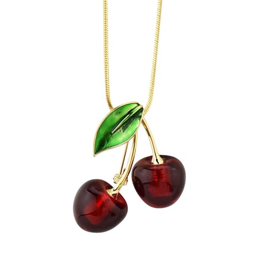 Woedpez Modefrüchte Anhänger Halskette Multifirtional Accessoire Delicate Muster Statement Schmuck Geeignet Für Moderne Frau von Woedpez