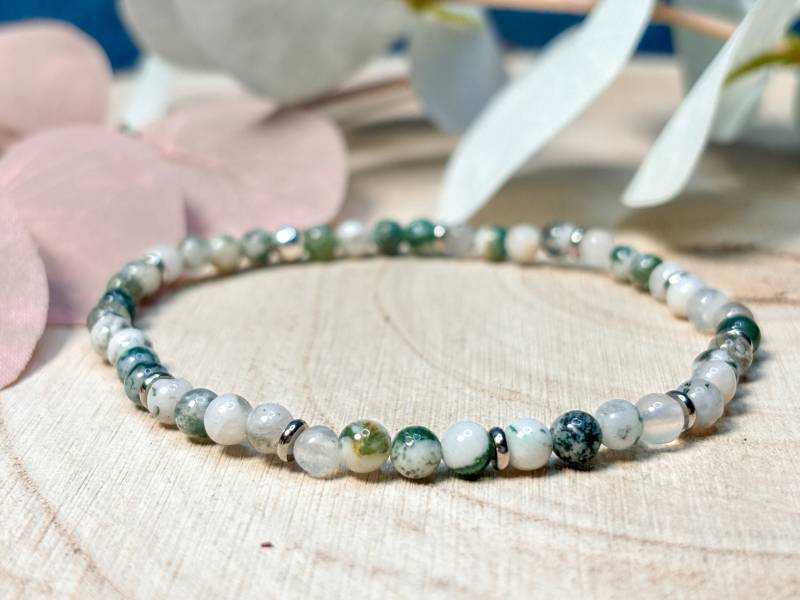 Baumachat Armband Zur Erdung Und Entspannung von WoelkchenWunderShop