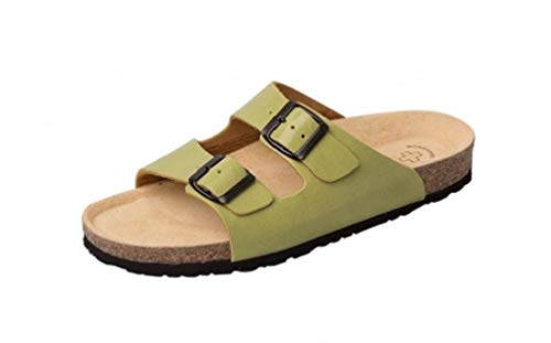 Wörishofer Weeger-Bio-Pantolette grün Gr. 39 von Weeger